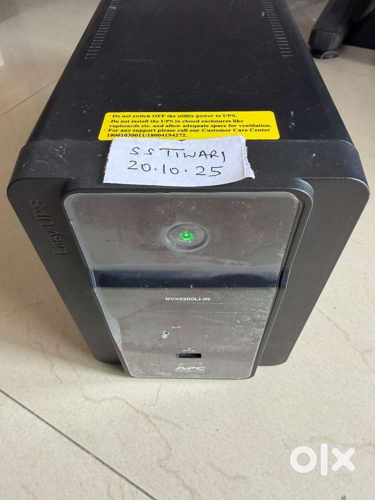 APC UPS BVX 2200LI-IN Pristine
