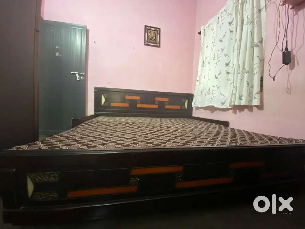 Space Saver! Convertible Wooden Sofa-Cum-Bed - Excellent Condition