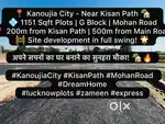 Lucknow Mohaan road per plot uplabdh