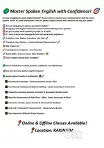 SPOKEN ENGLISH WITH NEW CONCEPT, FEE REFUND IF NOT SATISFIED