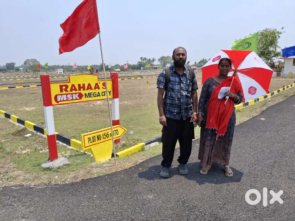 Parandur airport near highway plots emi option available