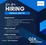 Finance Analyst | Investment banking Jobs