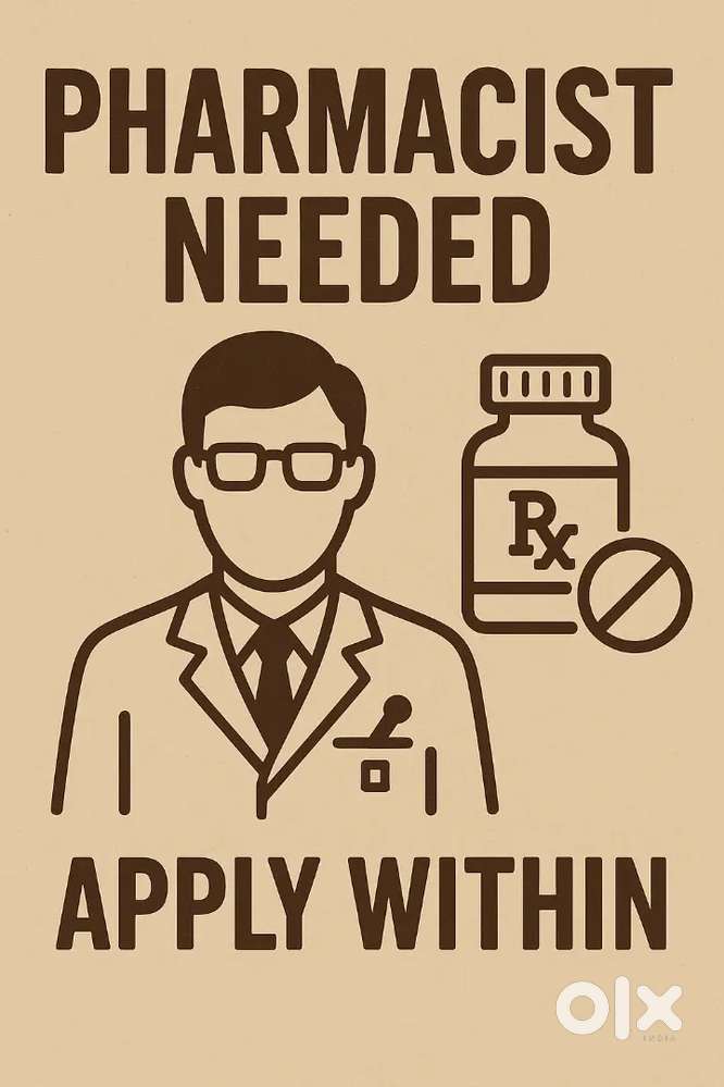 Pharmacist with licence needed for retail medical store