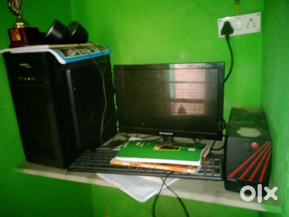 Desktop ram 4gb storage 500gb all good some small problem dm me