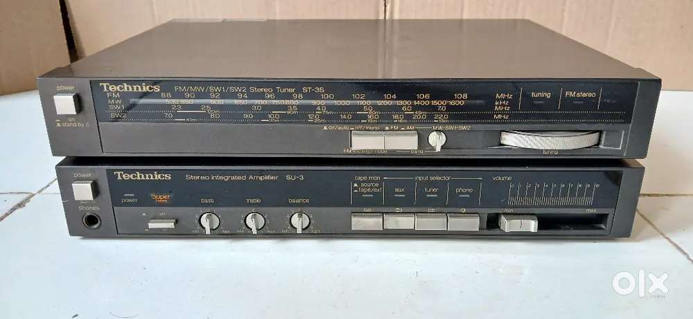 Technics stereo amplifier Technics tuner