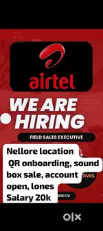 Airtel field sales executive