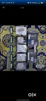 I want to sell Laptop charges Ram Ssd Hdd display cable