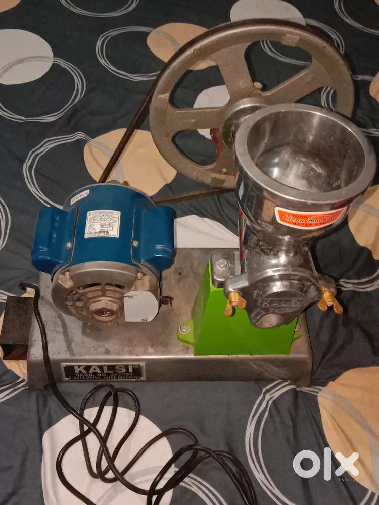 Kalsi v_belt drive juice machine