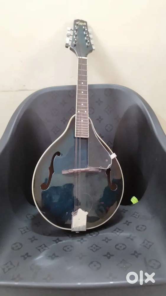 Guitar  me char taar nhi hai blue dusre guitar me pure taar nhi hai