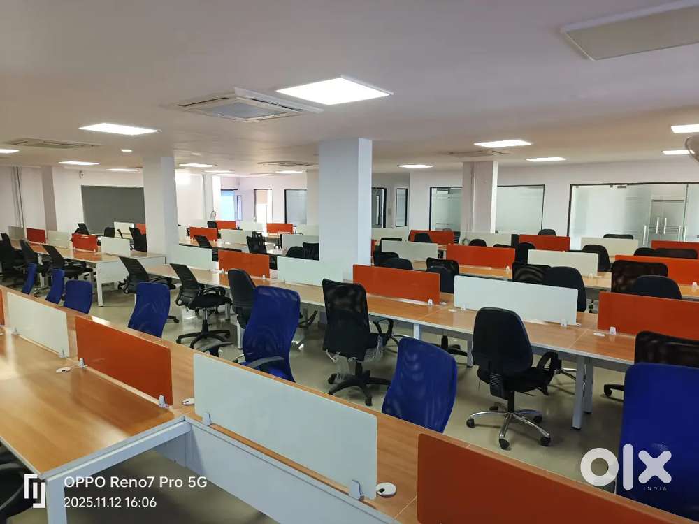 100 workstation commercial office space rent in Madhapur