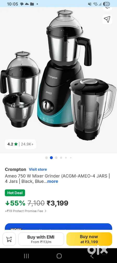 Mixer grinder
