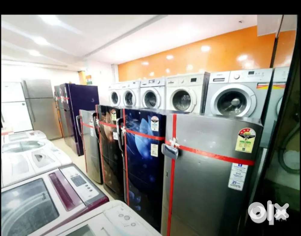 Refrigerators and washing machines are available