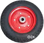 AONE 3.50x8 Heavy Duty Pneumatic Rubber Trolley Wheel – 14 Inch
