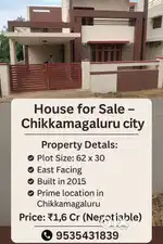 House for Sale – Chikkamagaluru city