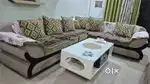 6 Seater Sofa with center table in good condition