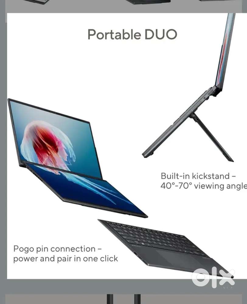 Asus zenbook due 14 dual screen laptop