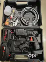 High Pressure Bike and Car wash Gun With Double Battery with warranty