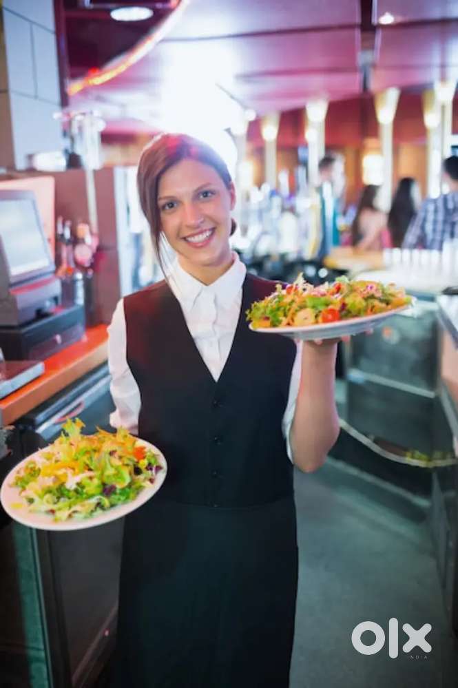 Female Waiters Job Available, Need Female Waiters Girl For Restaurant,