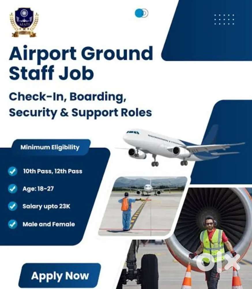 Driver and Ground Staff Jobs Available.