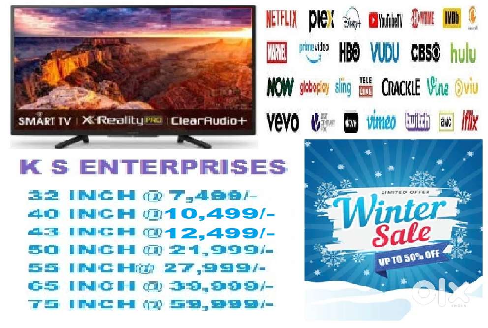 WINTER AMAZING 43 INCH  SMART, 4KUHD LED TV IN JUST12,999 ONLY.