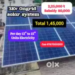 3kv ongrid solar system