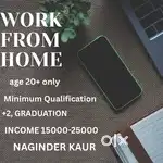 Online work from home