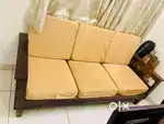 3 seater wooden sofa  10k only
