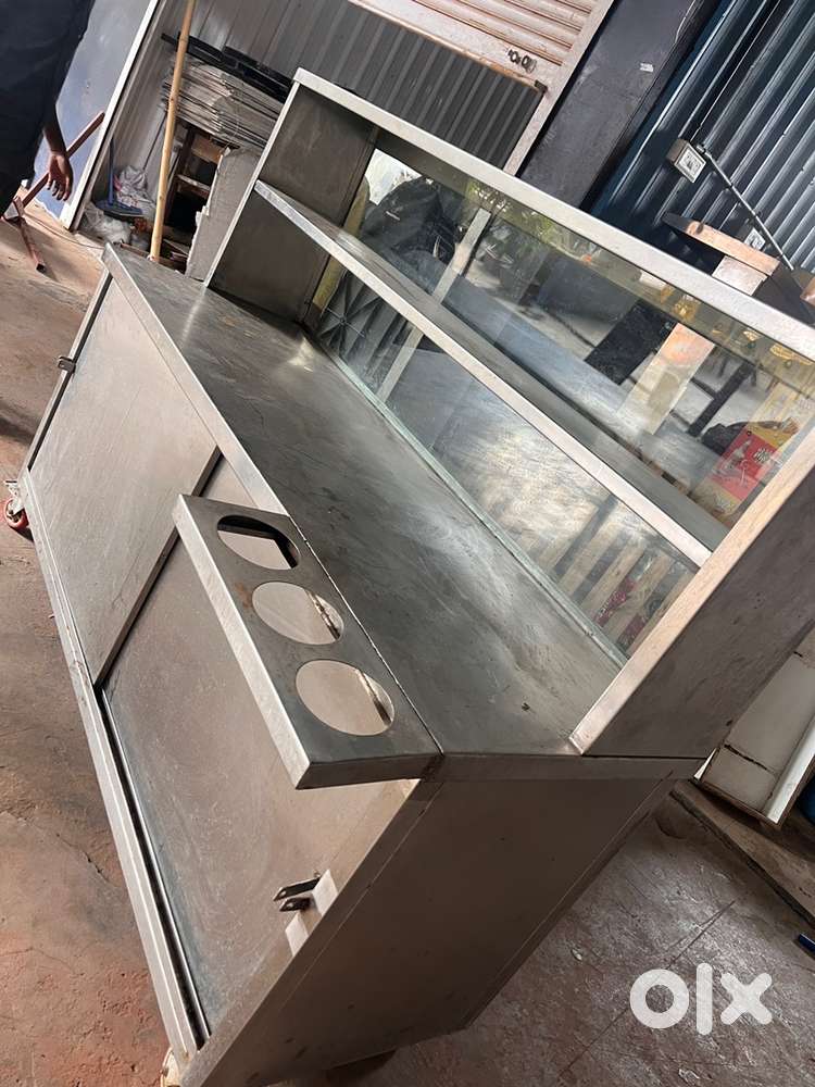 Commetial steel counter snack