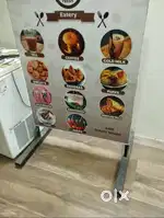 Cafe Furniture + Standee + Deep Freezer + Wash basin