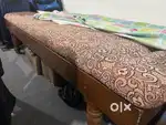 Single & Double Wooden Cot For Sale !