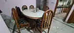 Dining table with 6 chairs