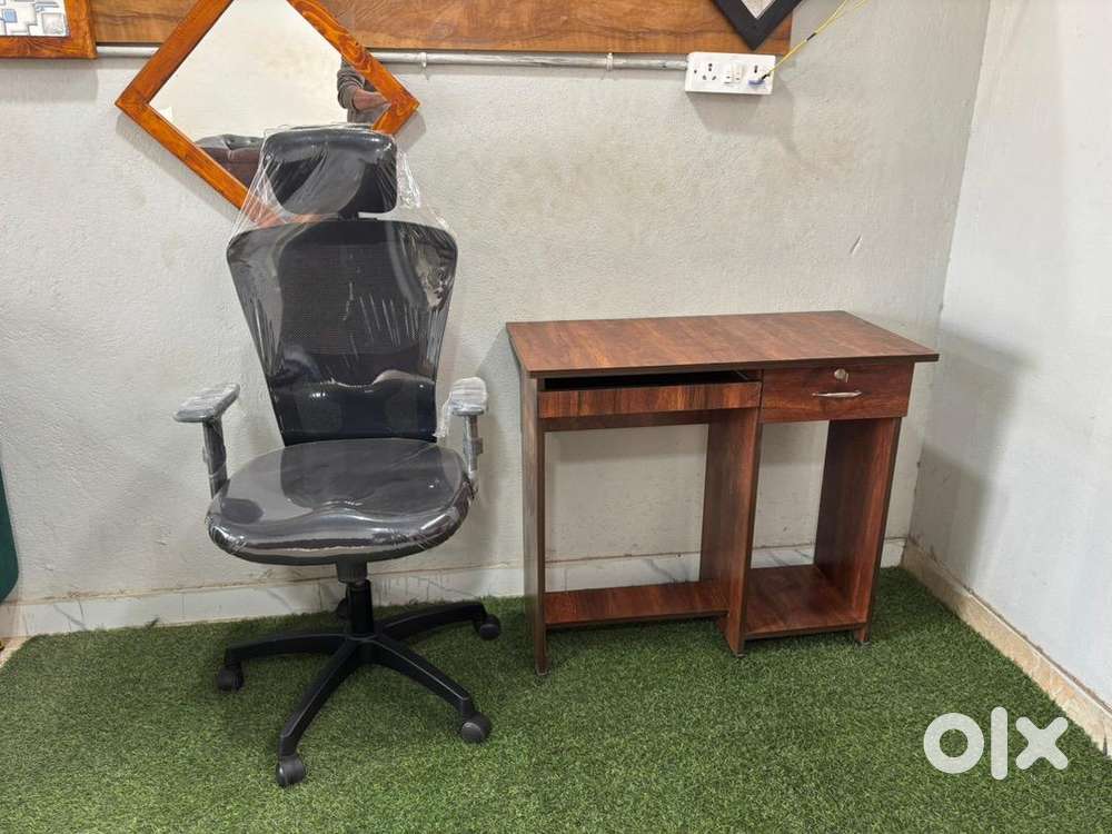 Brand new wooden study table and chair