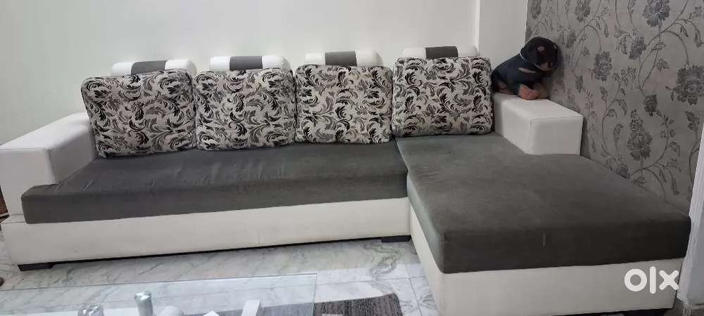 L Shape Sofa Set with Lounger and Couch