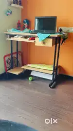 Double door wardrobe, Computer table, kids wardrobe