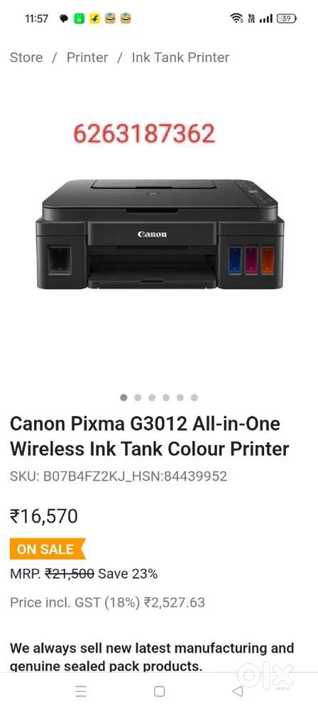 My printer is good condition