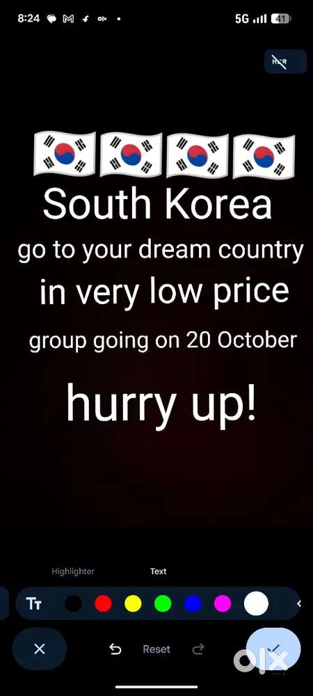 Go to South Korea