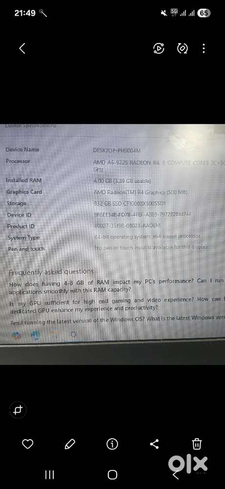 Lenovo laptop