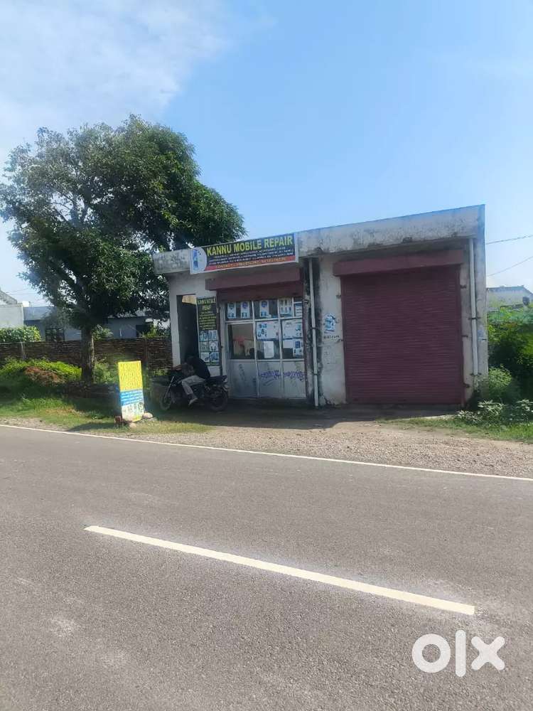 Two shops opposite petrol pump biru chak