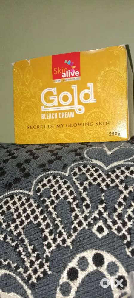 Gold bleach cream