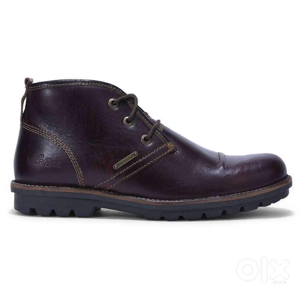 Original Woodland Desert Brown Leather Boots for Men - India Size 11