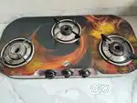 Gas stove & mixer with juicer