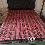 Metal bed queen size fully hydrolic with storage