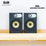 BOWERS AND WILKINS : 686 BOOKSHELF SPEAKERS