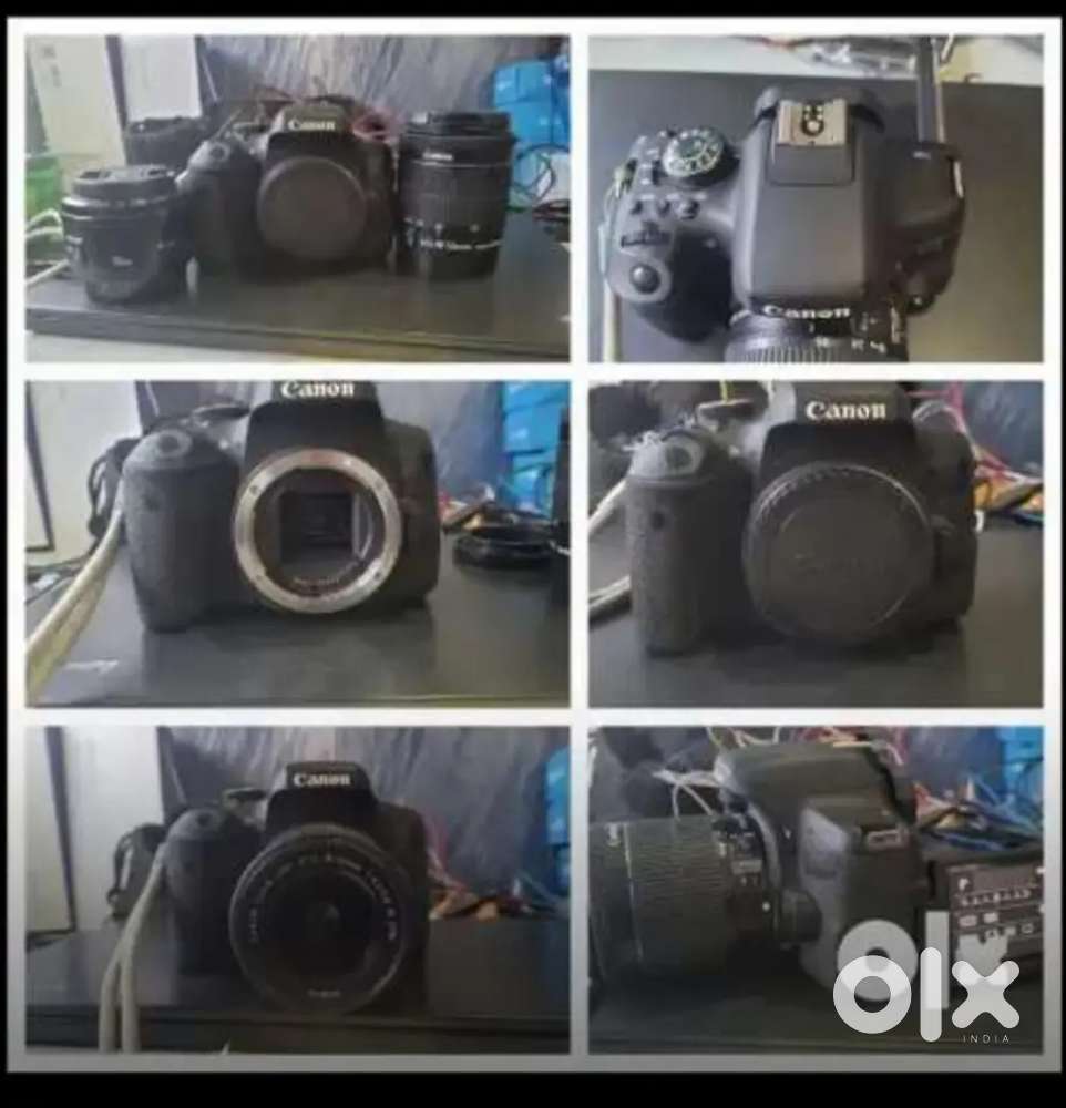 Canon camera 750d and gopro 7