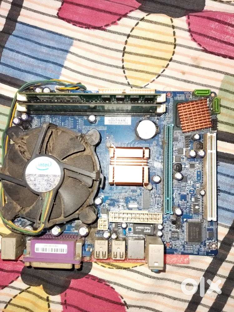 Core 2 duo processor, 3 gb ram and mother board mercury for sale