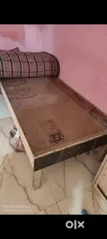 Single Pure Wooden plywood bed