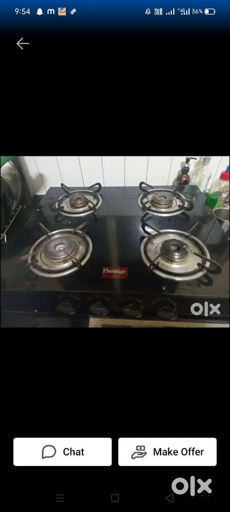 Prestige 4 burner stove
