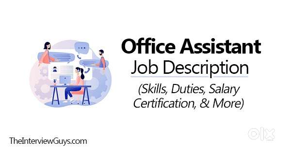 Office assistant needed for Agency
