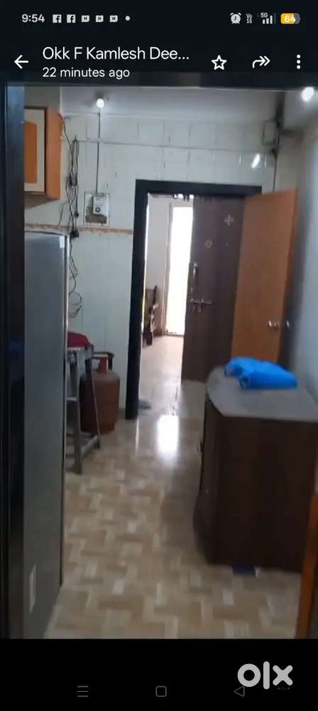 1BHK BACHELORS 2 MIN RLY STN SPECIOUS FLlersAT