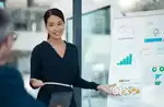 Female sales staff